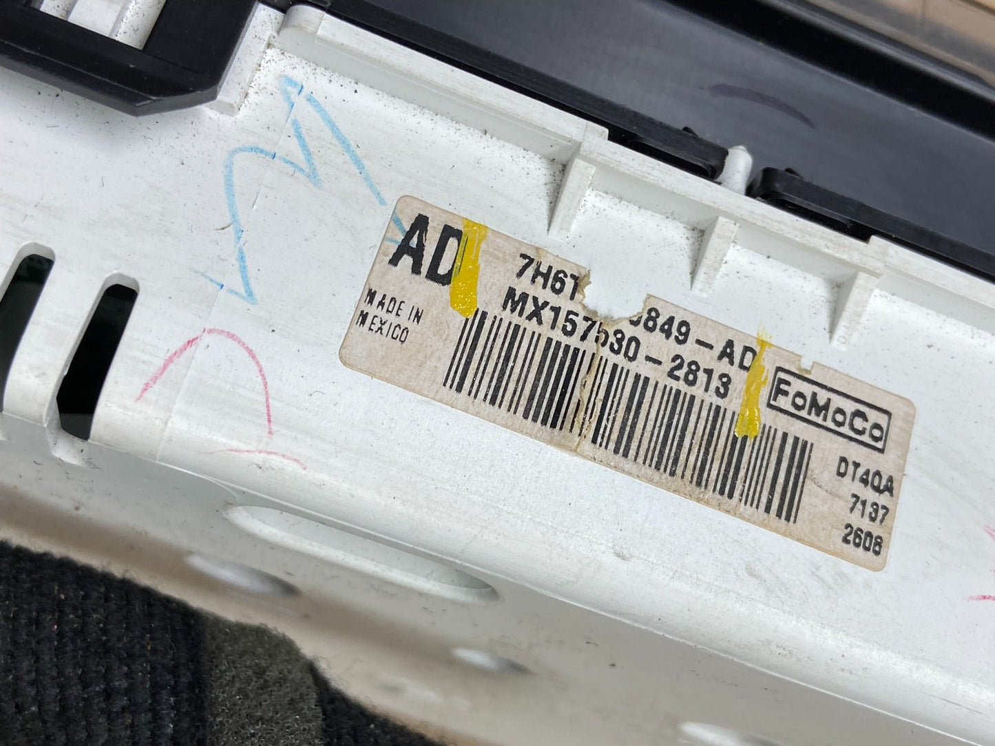 2007 Lincoln MKZ Speedometer Cluster Gauge OEM T6104 DG7