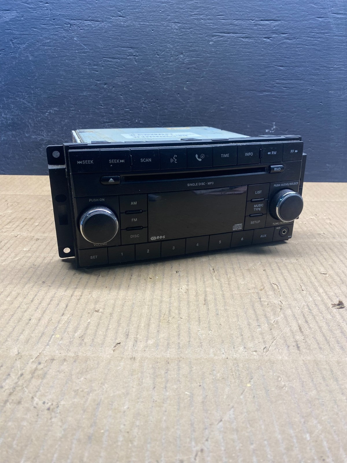 2007-2012 Chrysler Dodge Jeep Ram Radio CD MP3 AUX Receiver AD1507 DG0