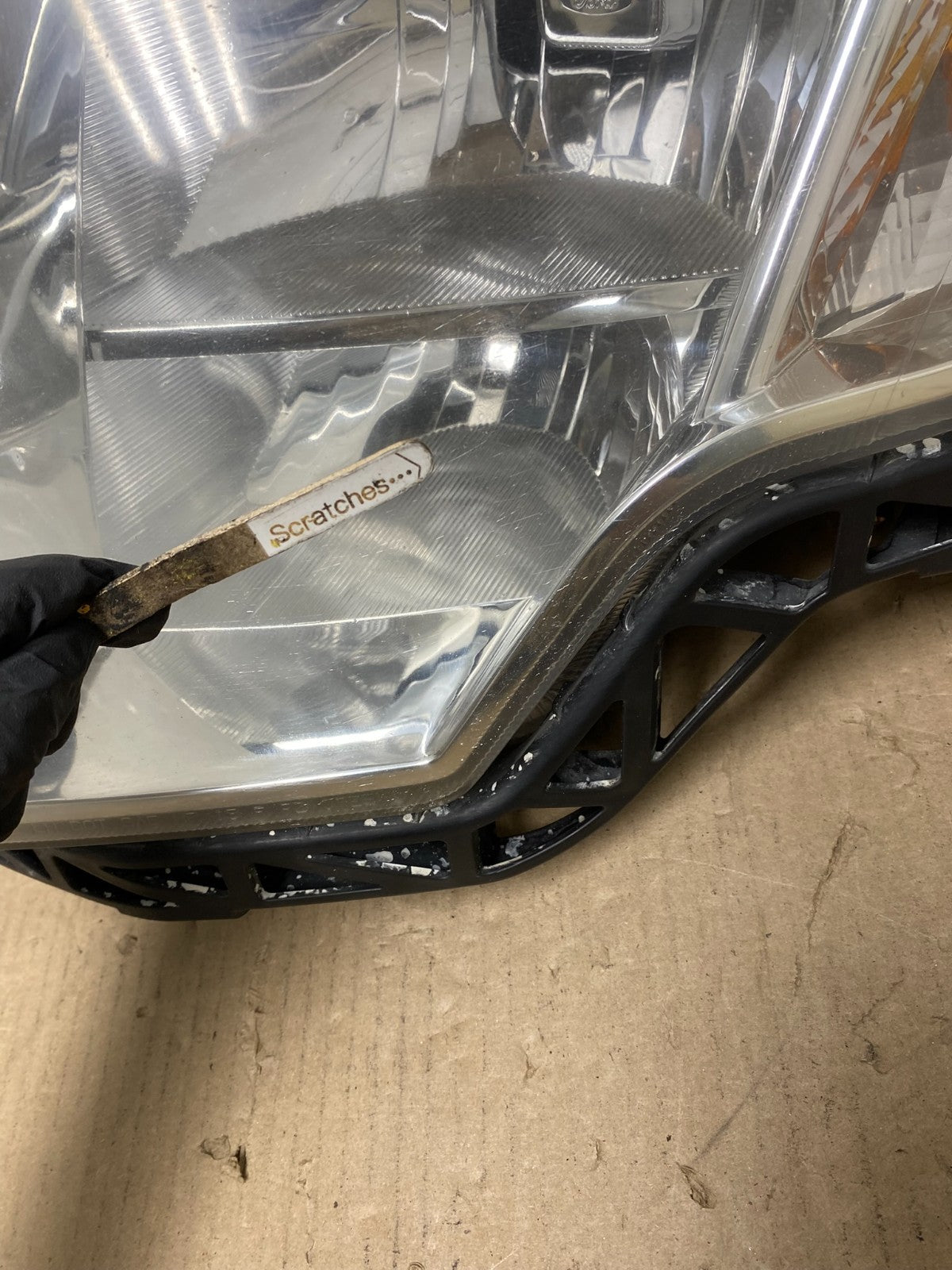 2007 2008 2009 2010 Ford Edge Headlight Left Driver Halogen AH6836 DW3