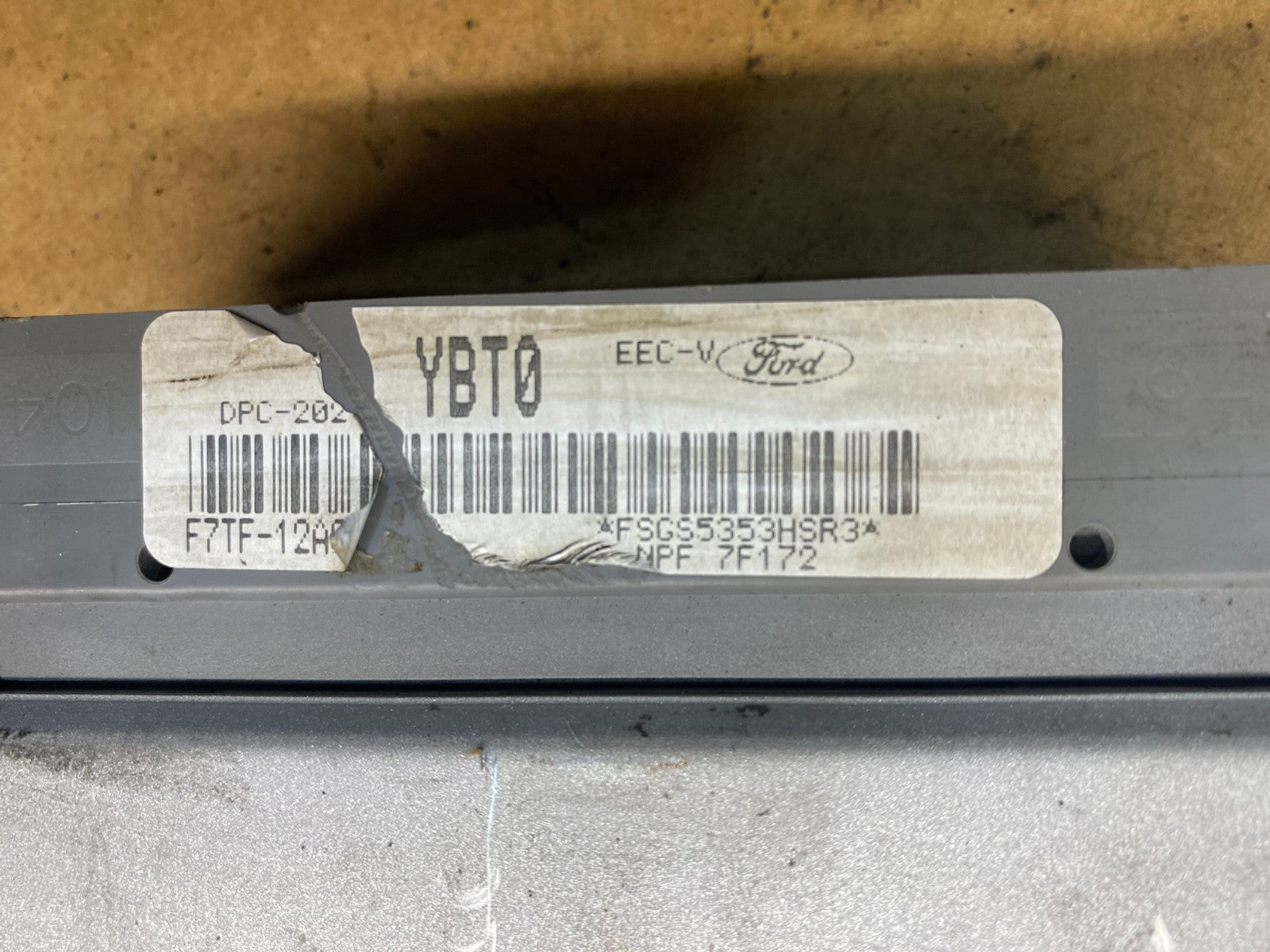 1996 1997 Ford Truck F250 F350 7.3L Engine Control Module Unit ECU ECM ad7495 DG3