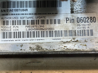 2008 Jeep Liberty Dodge Nitro 3.7L Engine Control Unit ECU ECM AE9906 DW2