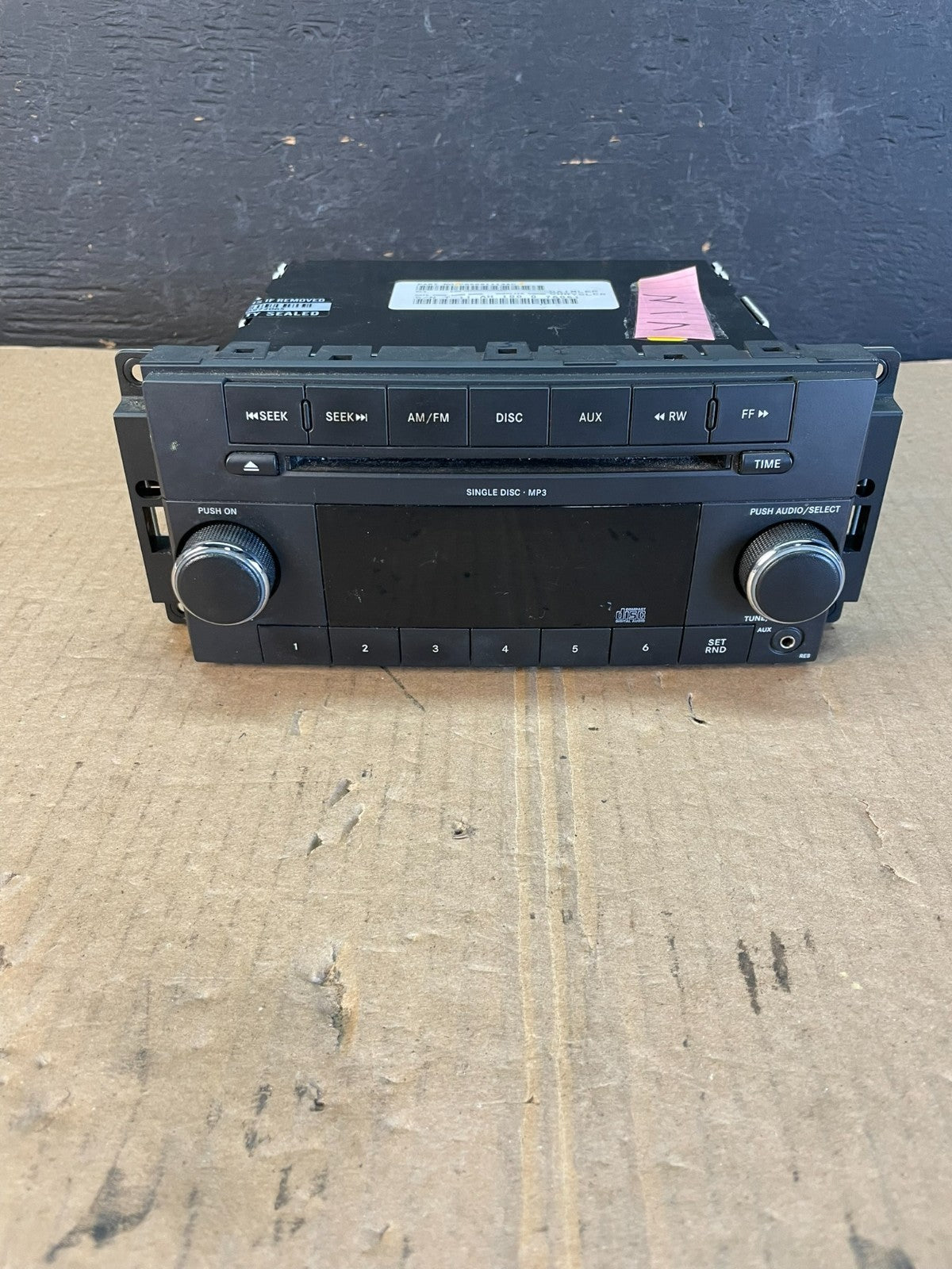 2007-2012 Chrysler Dodge Jeep Ram Radio CD MP3 AUX Receiver AC2355 DG0
