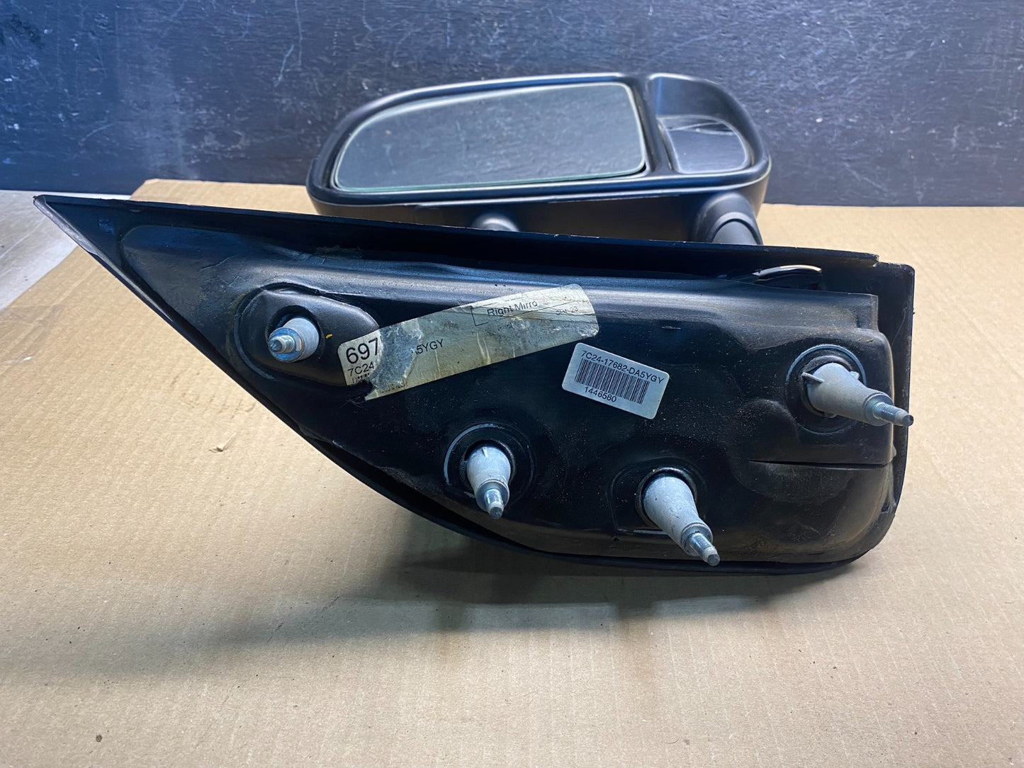 2002-2014 Ford E150 E250 Van Right Passenger Door View Two Arm Mirror AG3901 DW3