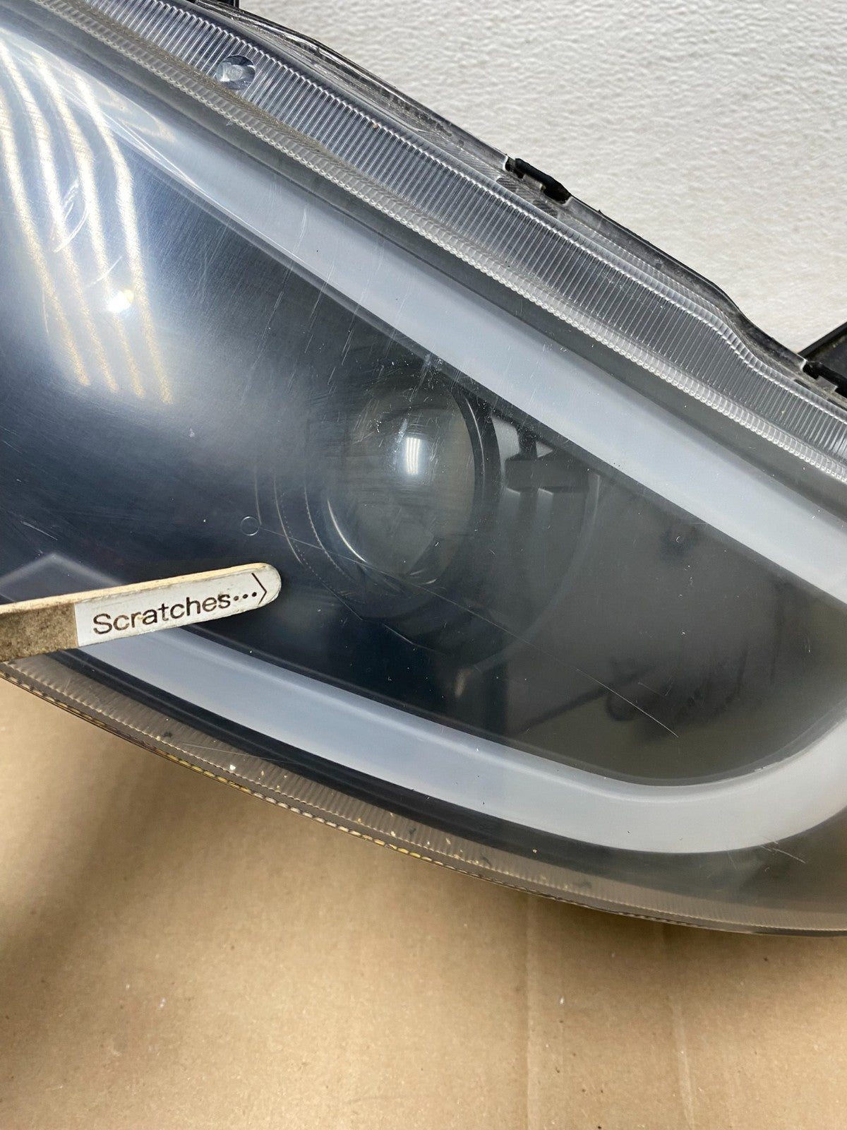 2004 - 2008 Infiniti Fx35 LED Left+Right Set LED Black Side Headlights AF2983 DG4