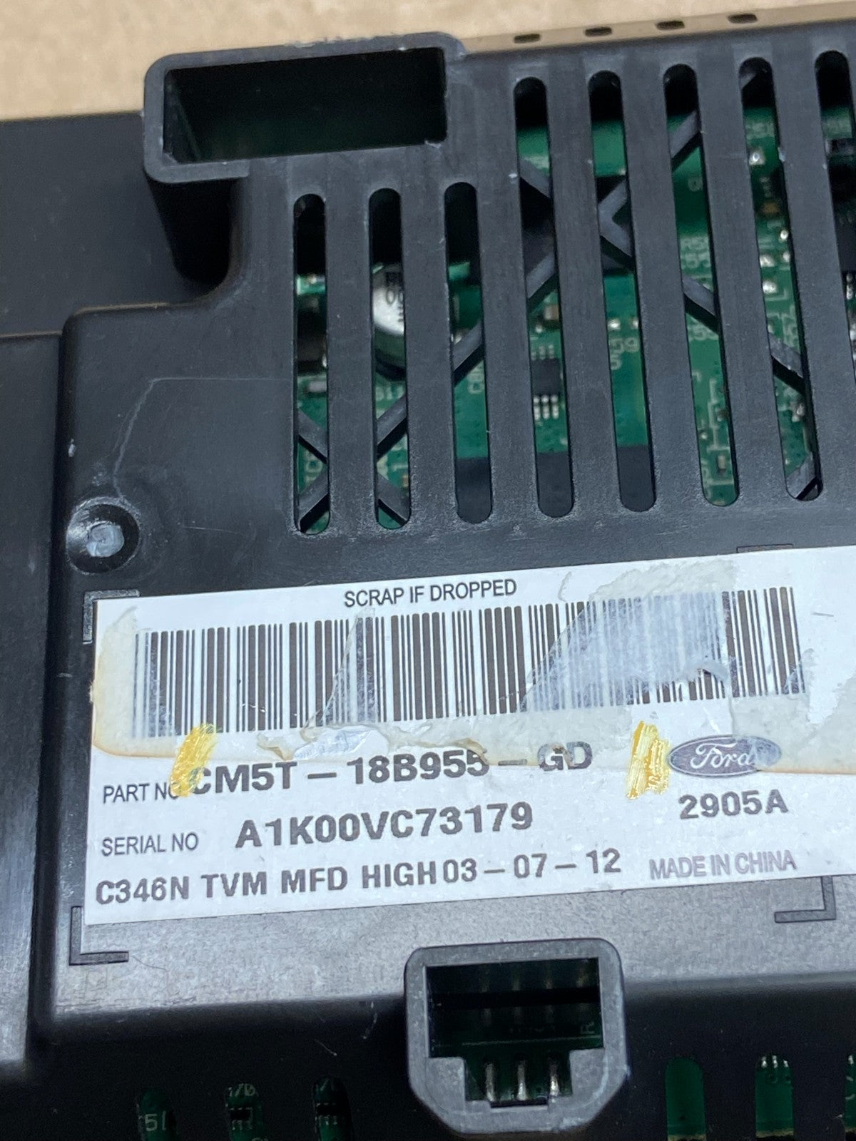 2012 2013 2014 Ford Focus Fusion Radio Screen Receiver AM FM AF1884 DG4