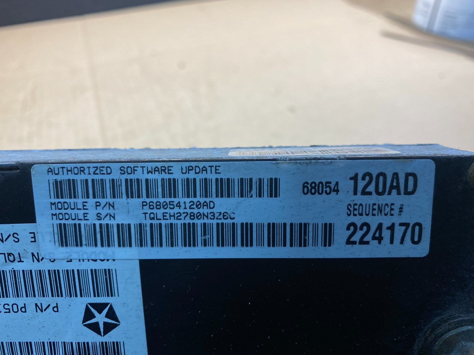 2008 2010 Dodge Charger 3.5L Engine Control P68054120ad ECM AB4213 DG2