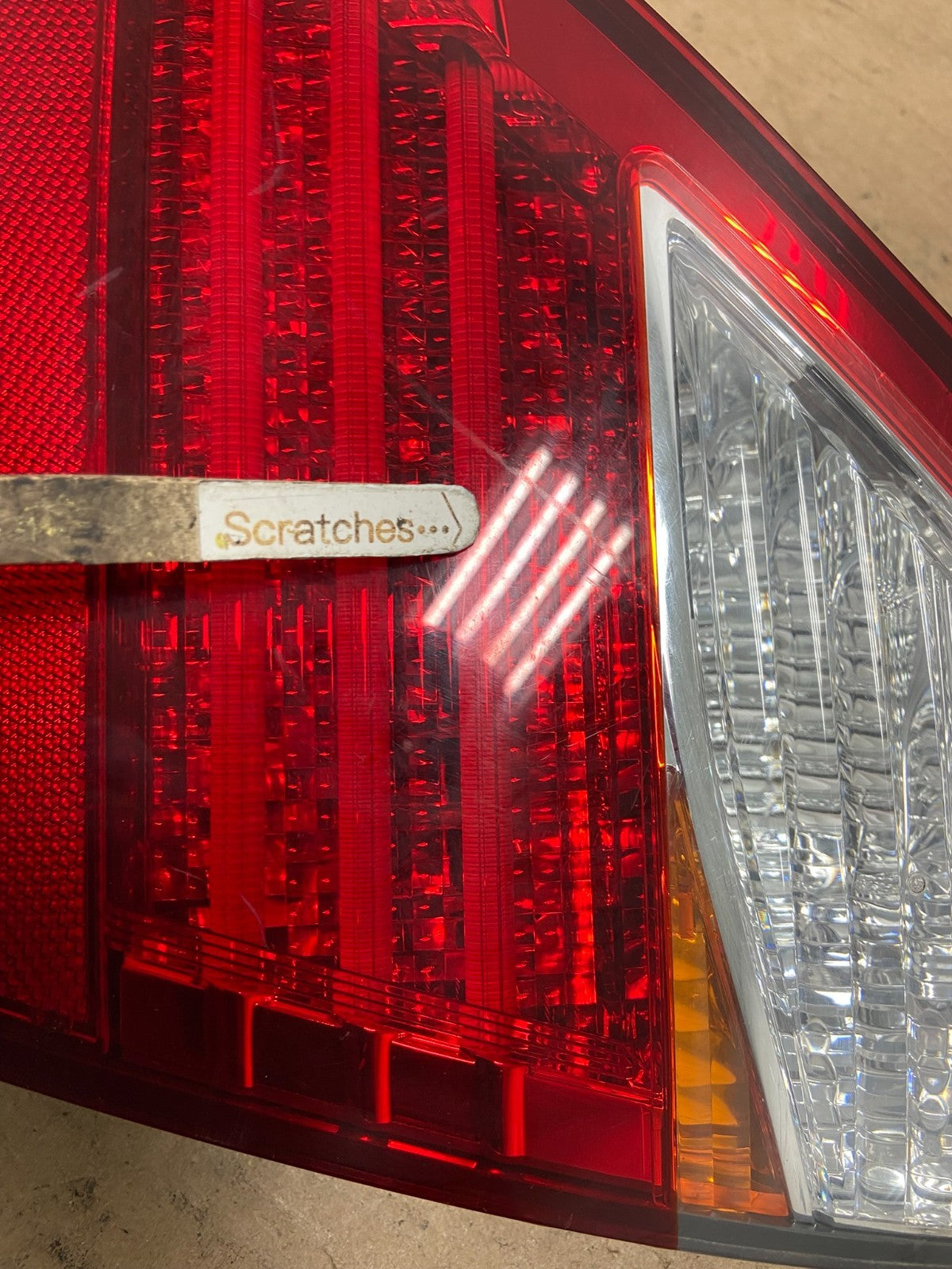 2010 to 2012 Lexus LS460 Right Passenger RH Outer Inner Tail Light AI0918 DG3