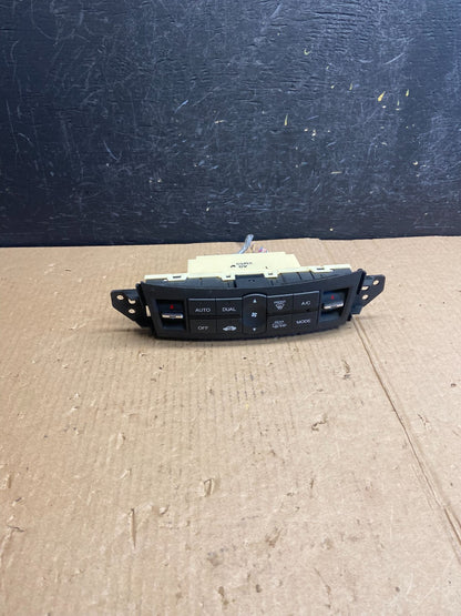 2009 to 2014 Acura TSX A/C Heater Climate Control Panel AE3829 DG0