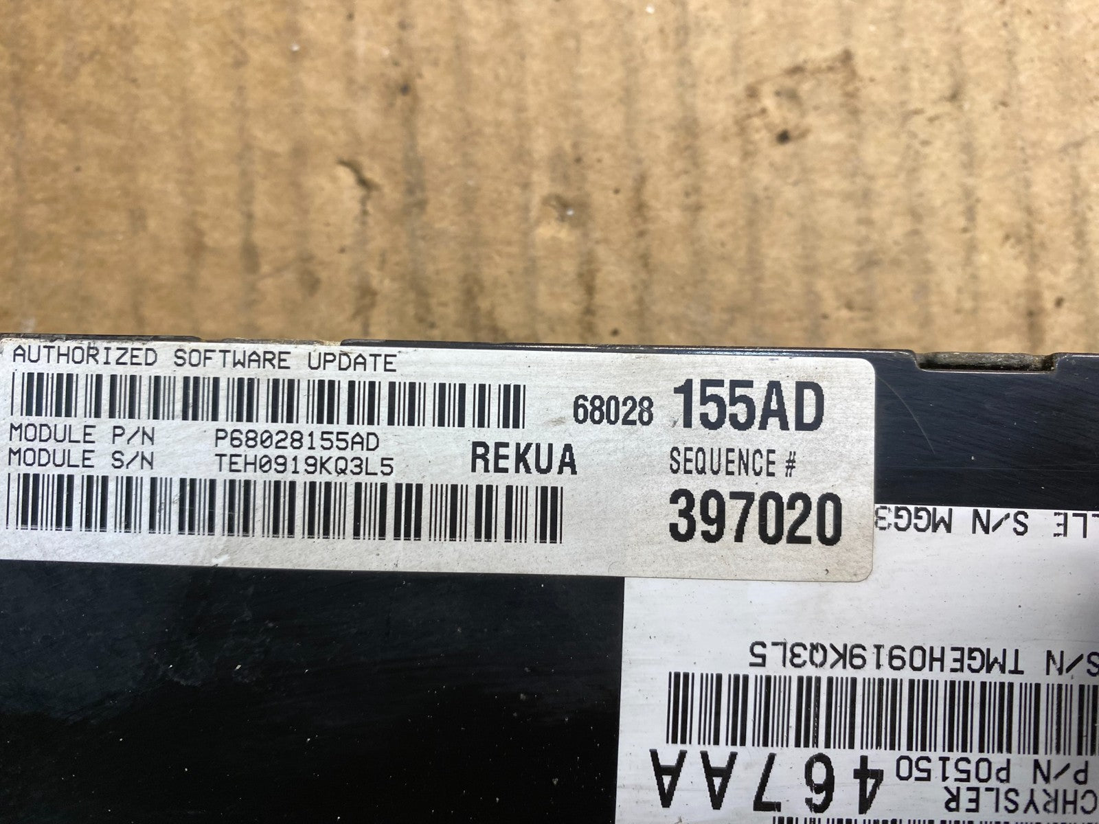 2009 to 2010 Jeep Grand Cherokee Computer Engine Control ECU ECM Z4708 DG4