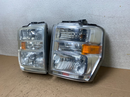 2008-2014 Ford Econoline E150 E250 E350 Left+Right Headlights W1121 DW1