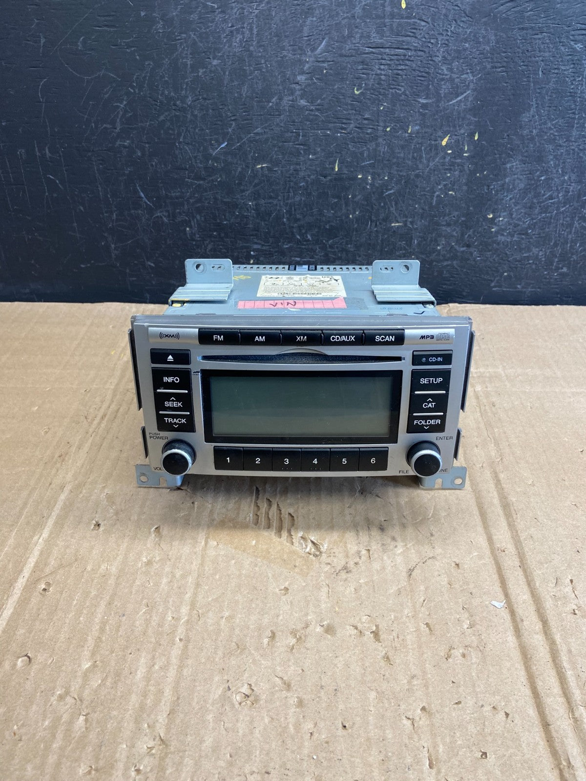 2007 to 2009 Hyundai Santa Fe AM/FM Radio CD Player AE1715 DG0