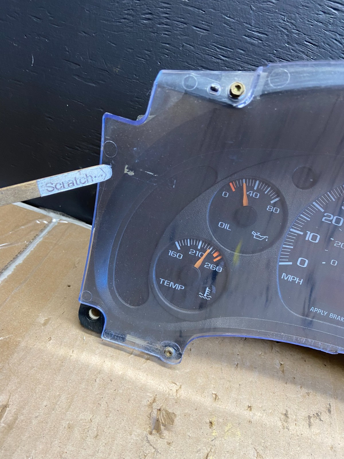 2001 to 2002 Chevrolet Express Speedometer Cluster Gauge OEM AB5769 DG1