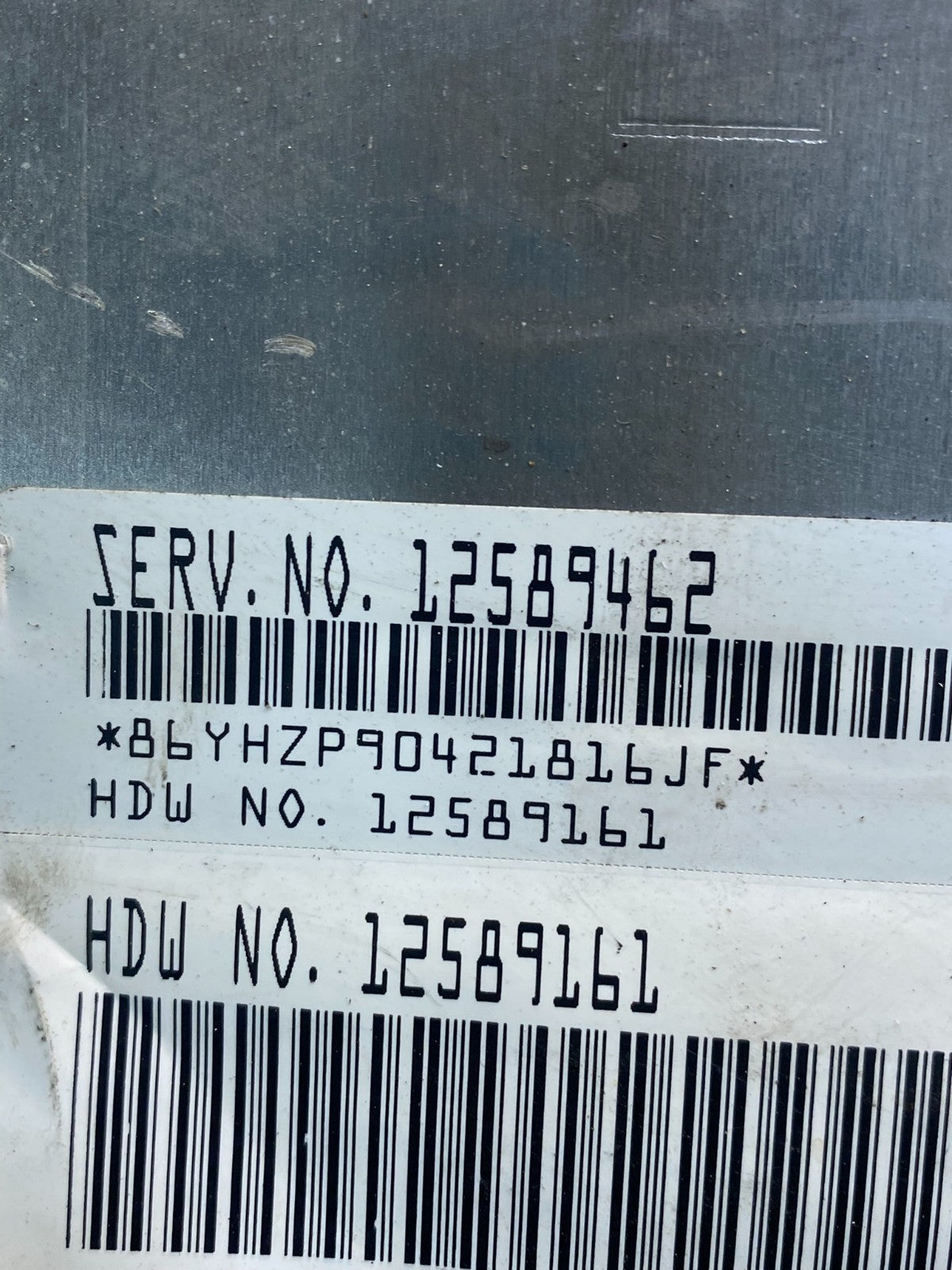 2005 Chevrolet Astro Ecu Engine Control Module Unit Ecm 12589462 AF6801 DW2