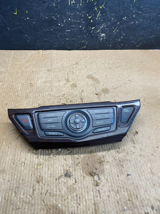 2013 to 2015 Nissan Pathfinder Information Display Control OEM Z7448 DG0