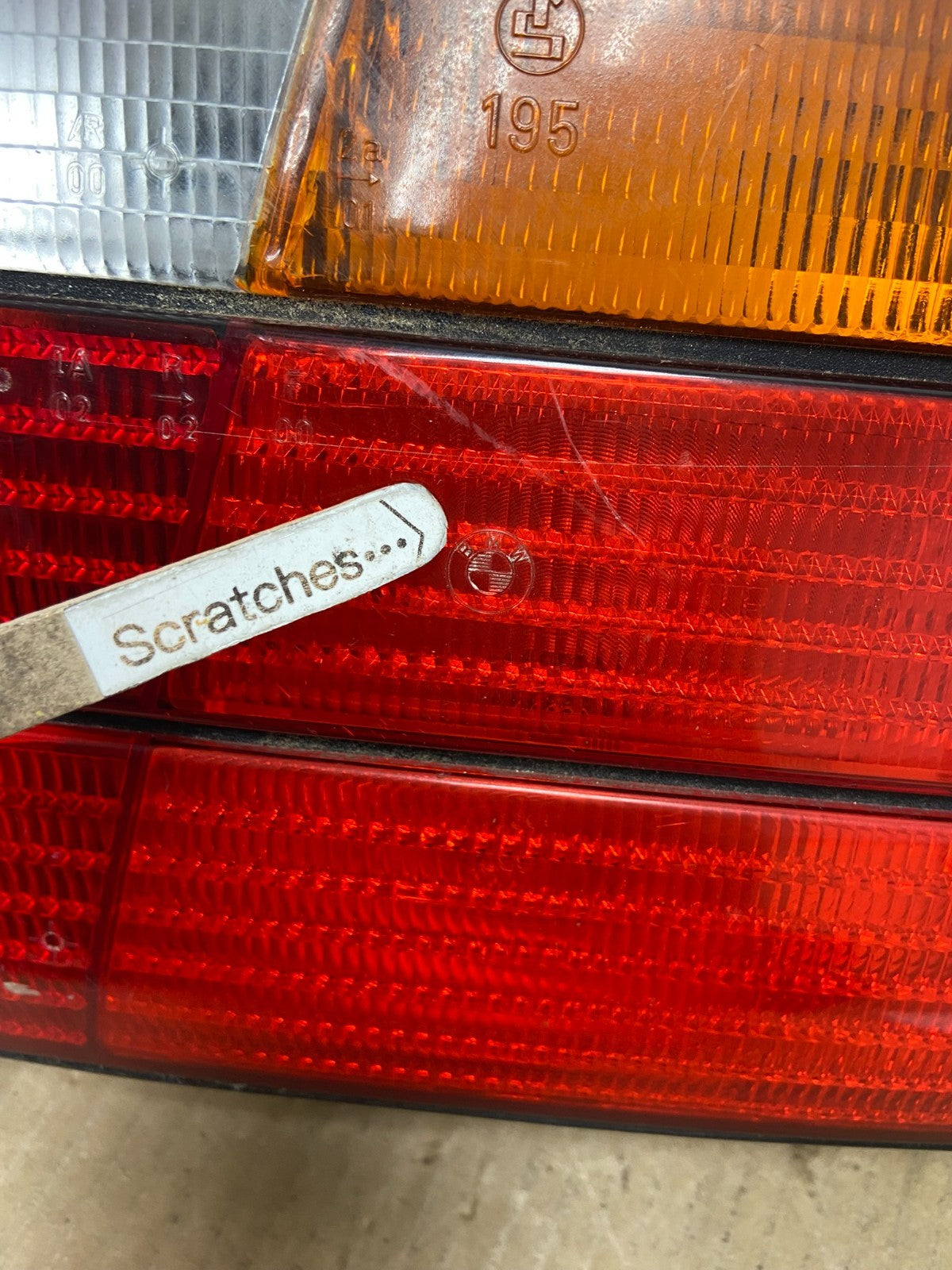1992 to 1998 BMW 3-Series E36 M3 Coupe Right Passenger RH Tail Light AF9647 DW3