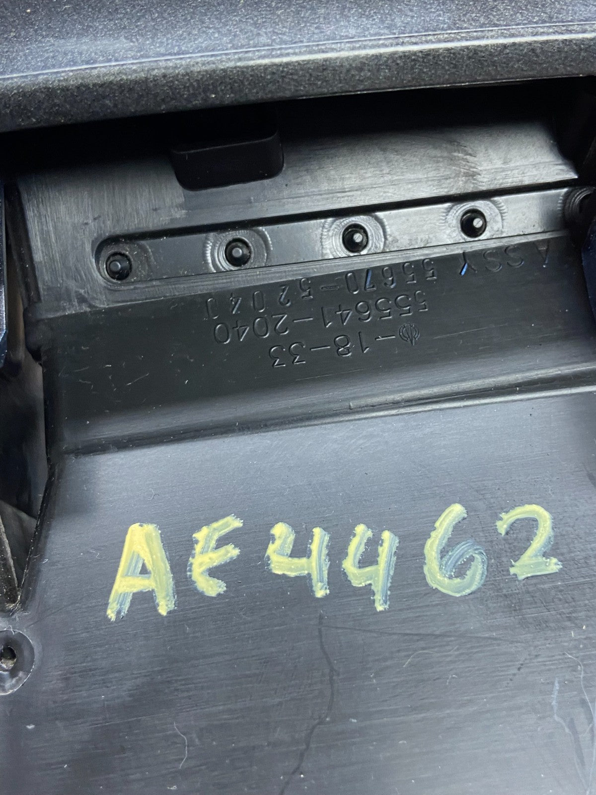 2008 to 2014 Scion XD Front Center Radio Bezel Trim AE4462 DG6