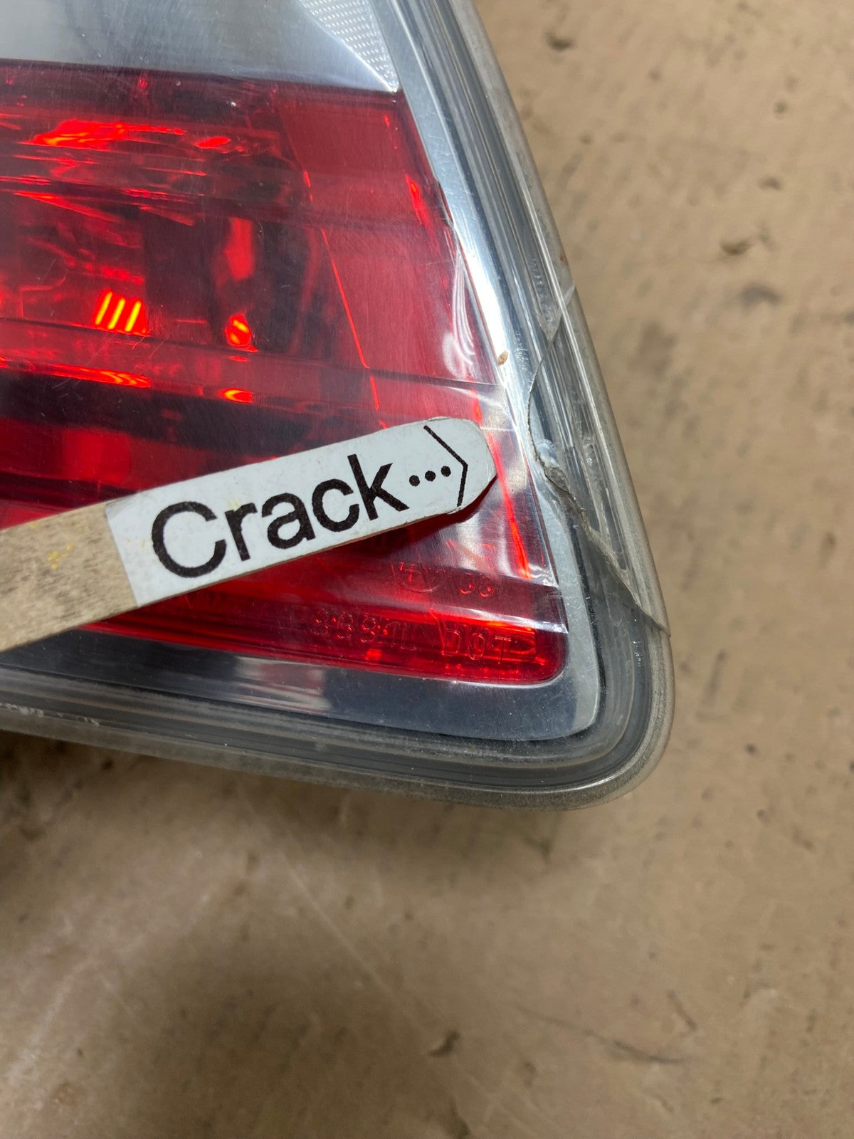 2010 2011 2012 Mazda CX-9 Tail Light Inner Left Driver LH Side AD8062 LK4