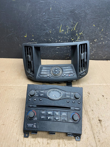 2007 to 2010 Infiniti G35 G37 Radio Player Climate Control Panel Bezel AB1784 DG0