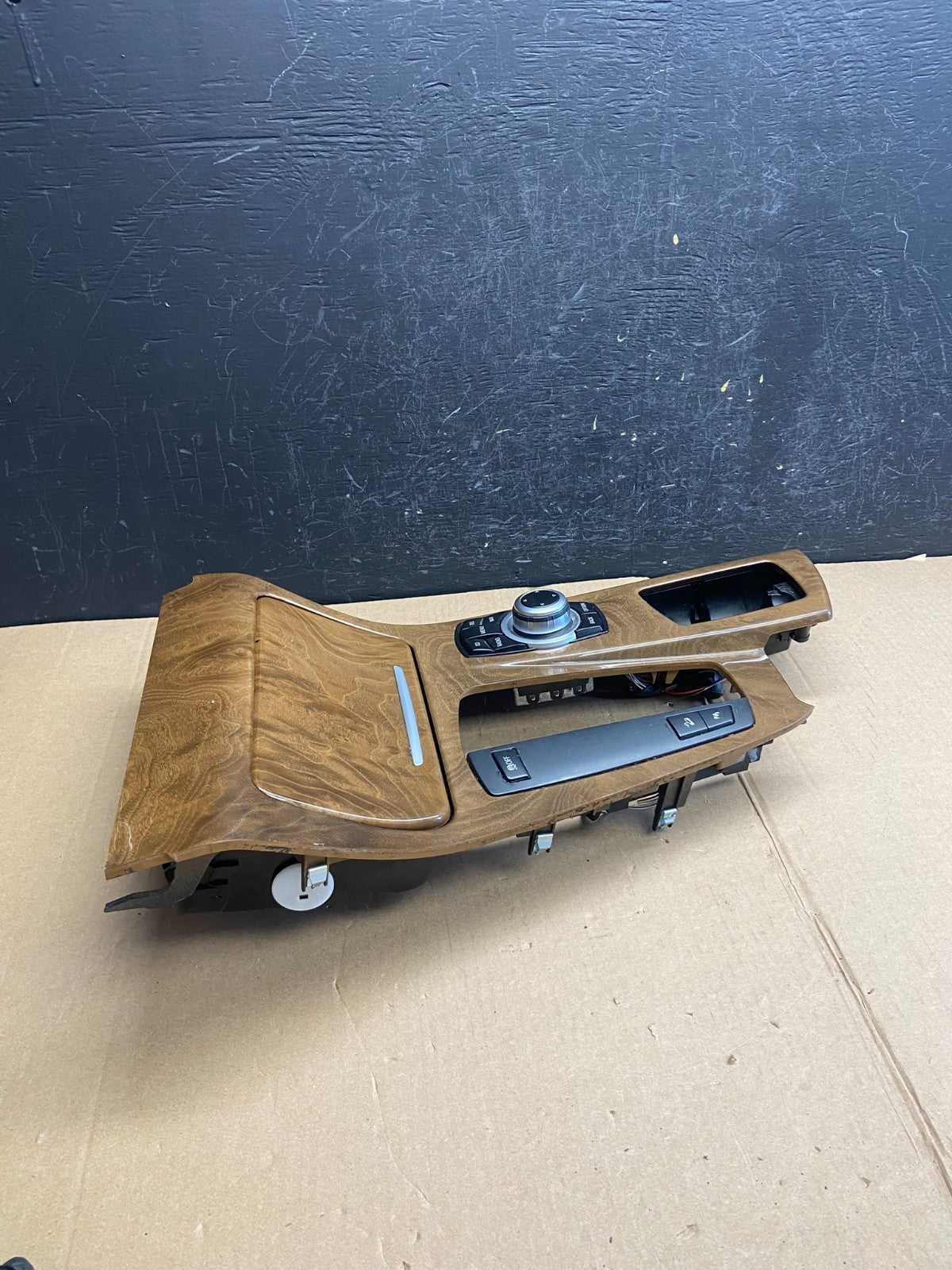 2011-2016 BMW 5 F10 Center Shifter Console Trim Cup Holder Switches OE AE4373 DG1