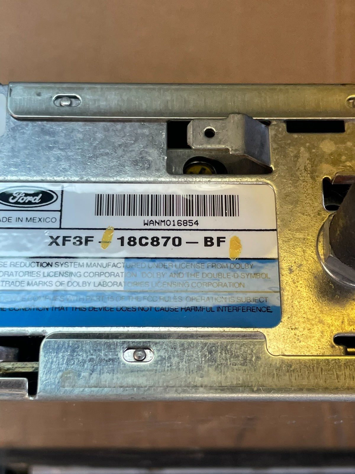 1999-2002 Lincoln Continental Factory Cassette Player Radio OEM ac4884 DG5