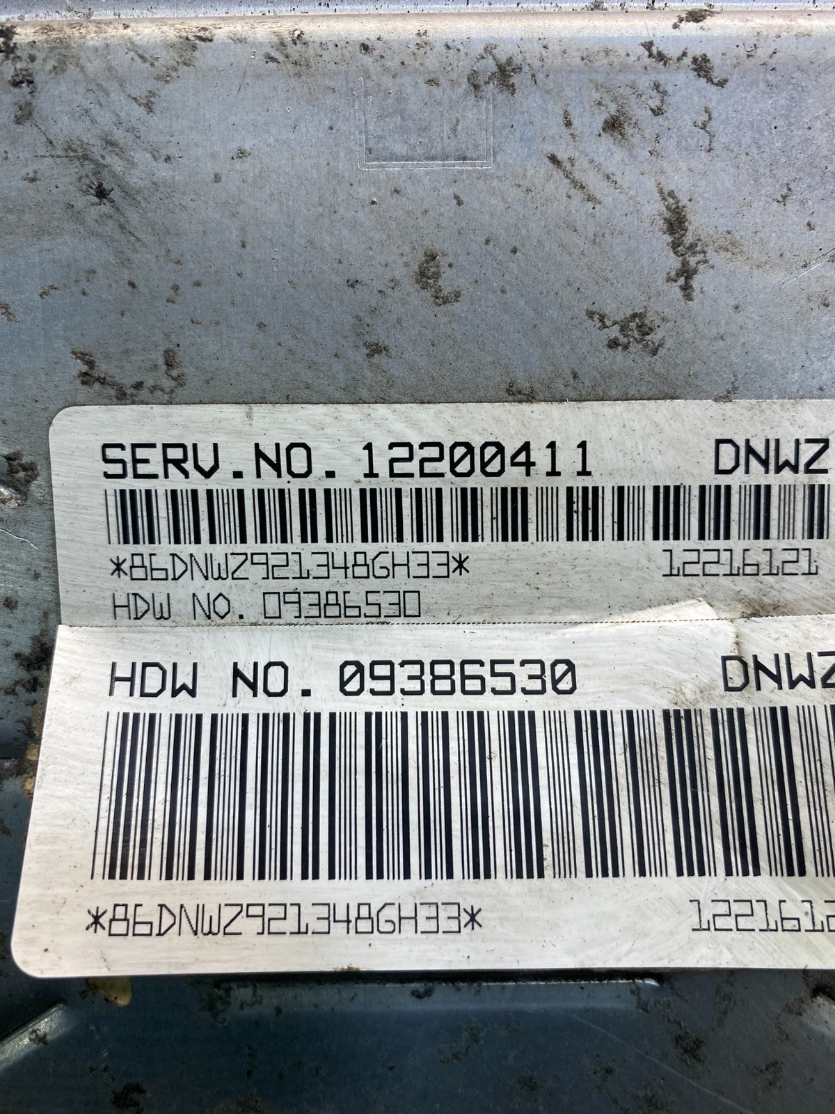 2001-2002 Silverado Tahoe Engine Computer Module 12200411 ECM ECU AI9992 DW2