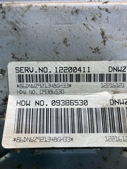 2001-2002 Silverado Tahoe Engine Computer Module 12200411 ECM ECU AI9992 DW2