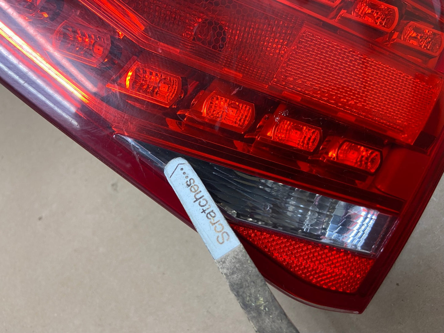 2009 - 2012 Audi A4 Sedan Right Passenger Inner LED Tail Light AG4578 LK3