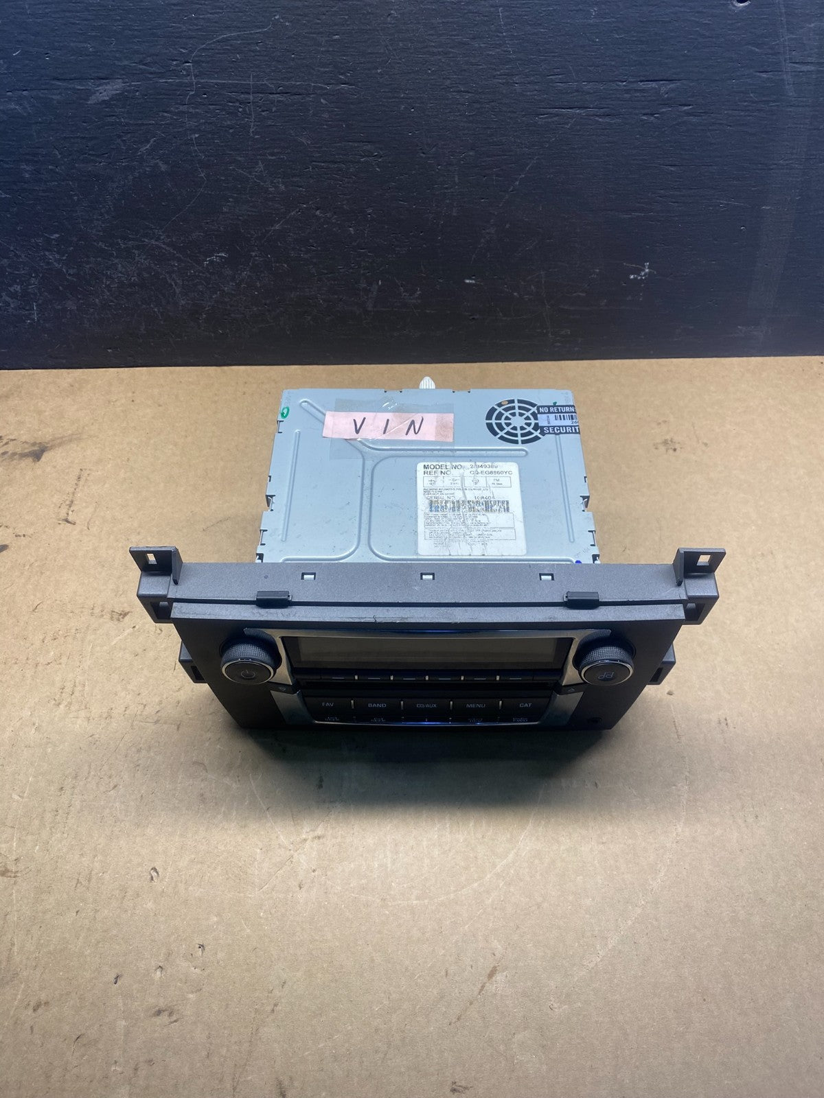 2006 to 2009 Cadillac DTS SRX Stereo Radio 6Cd Mp3 Player ac7077 DG3