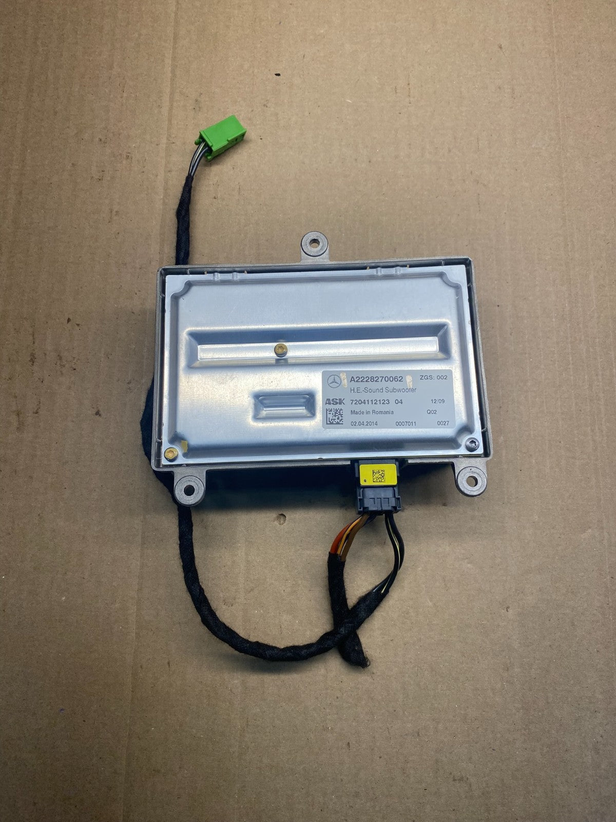 2014-2020 Mercedes Benz W222 S550 Stereo Audio Radio Amplifier ah1737 DG1
