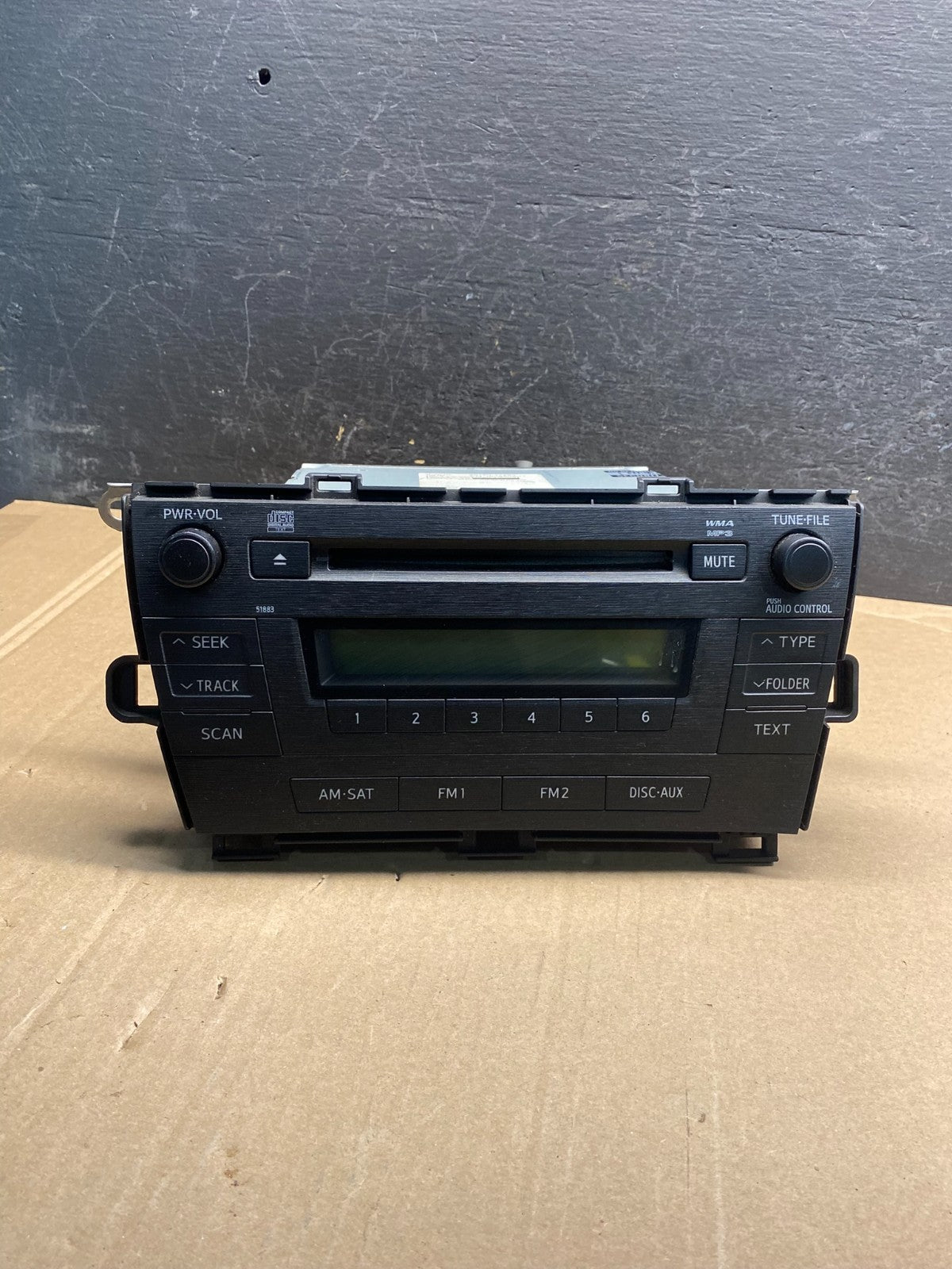 2010 to 2011 Toyota Prius Radio Stereo Receiver Aux Disc CD Player ae7911 DG0