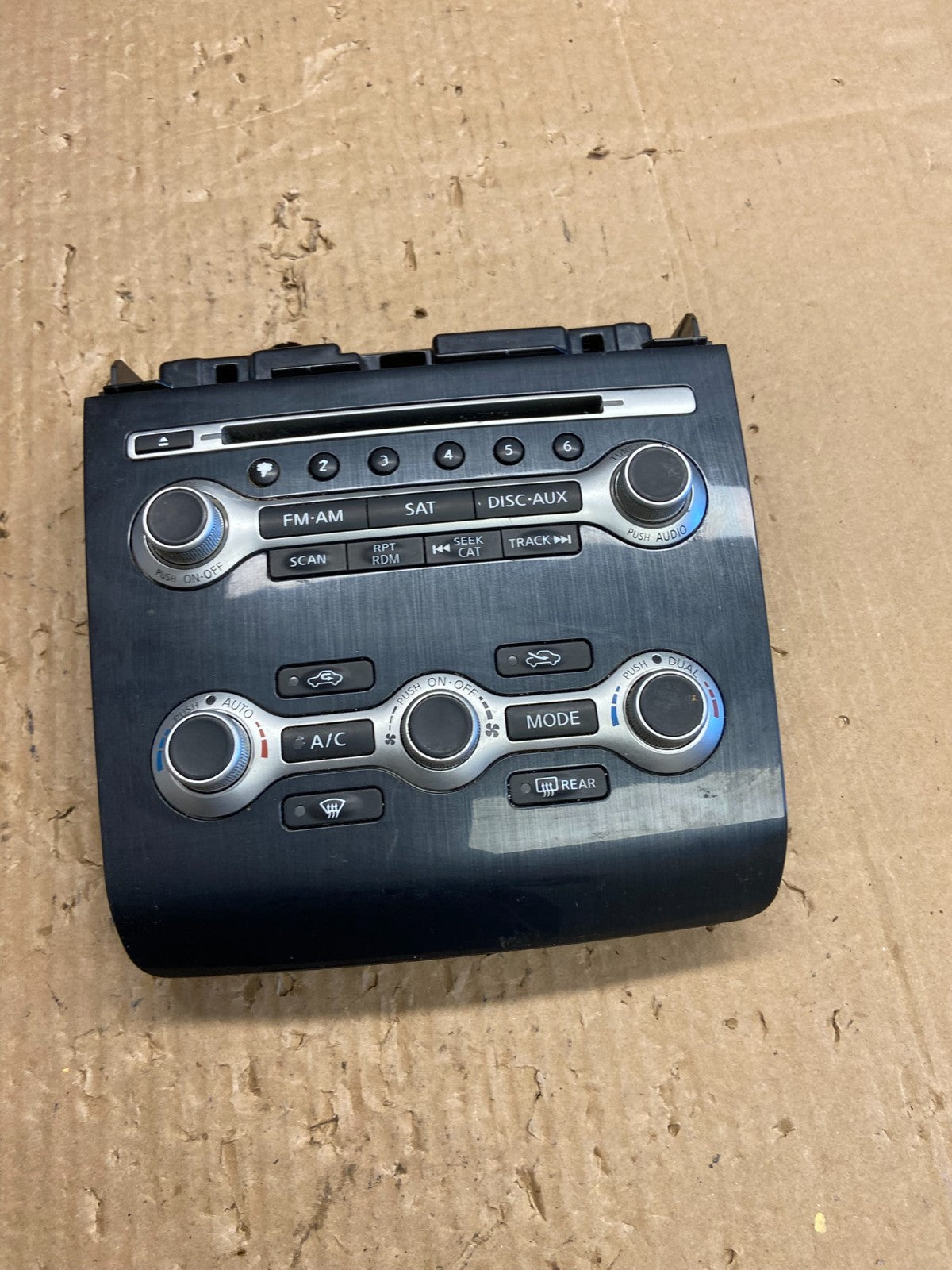 2012 2013 2014 Nissan Maxima Radio Audio Panel Control Bezel Trim ad6826 DG0