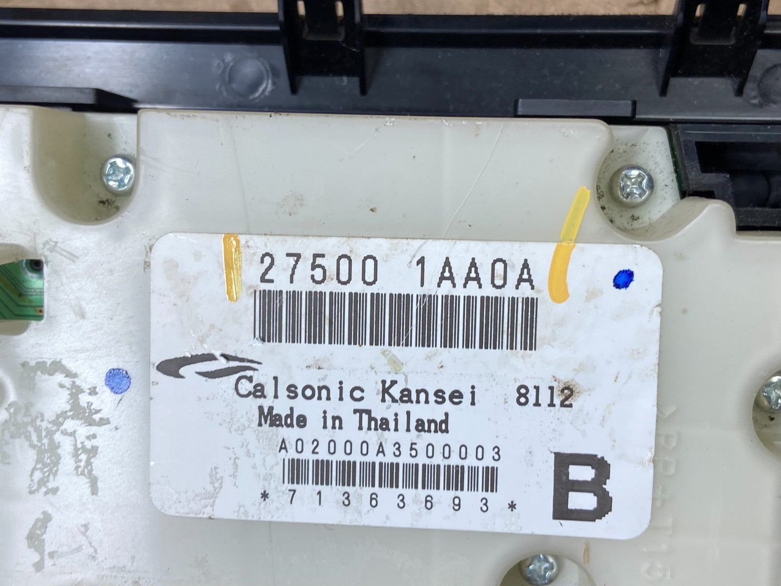 2009 - 2014 Nissan Murano AC Air Temperature Climate Control Panel Z0077 DG5
