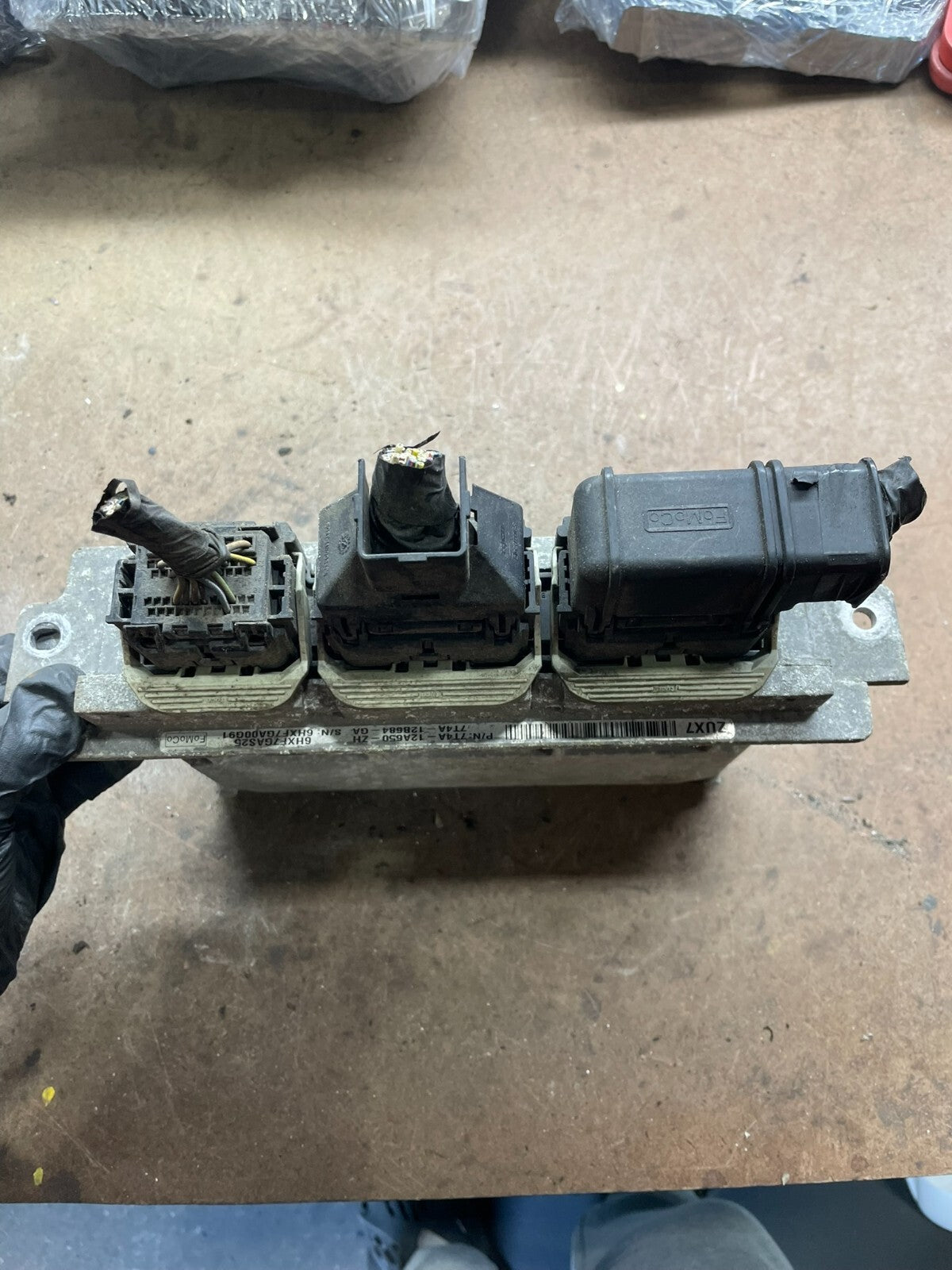 2007 Ford Edge MKX Engine Control Ecm 7t4a-12a650-zh L1496 PS1