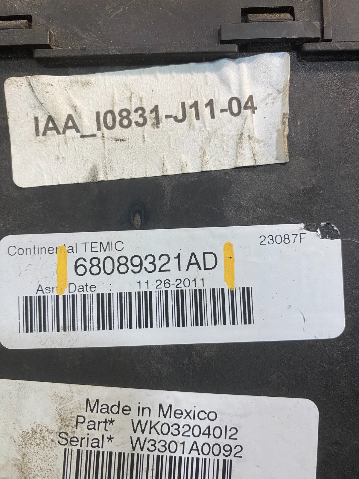 2011 2014 Dodge Durango Grand Cherokee  Fusebox Fuse Box Relay Module AB7502 DG6