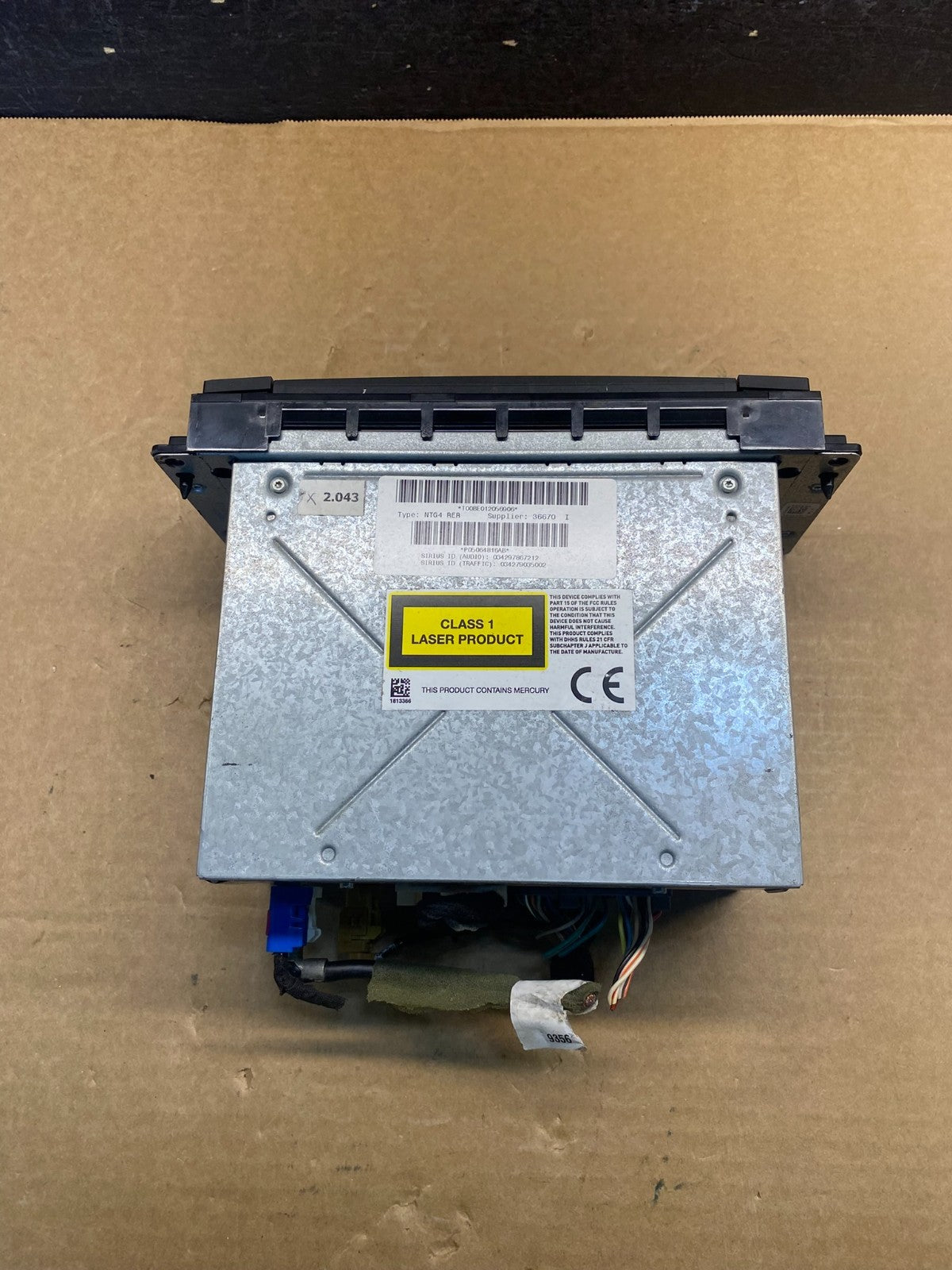 2010 Chrysler 300 Navi Radio Display Unit Radio PN# P05064816AB AF65693