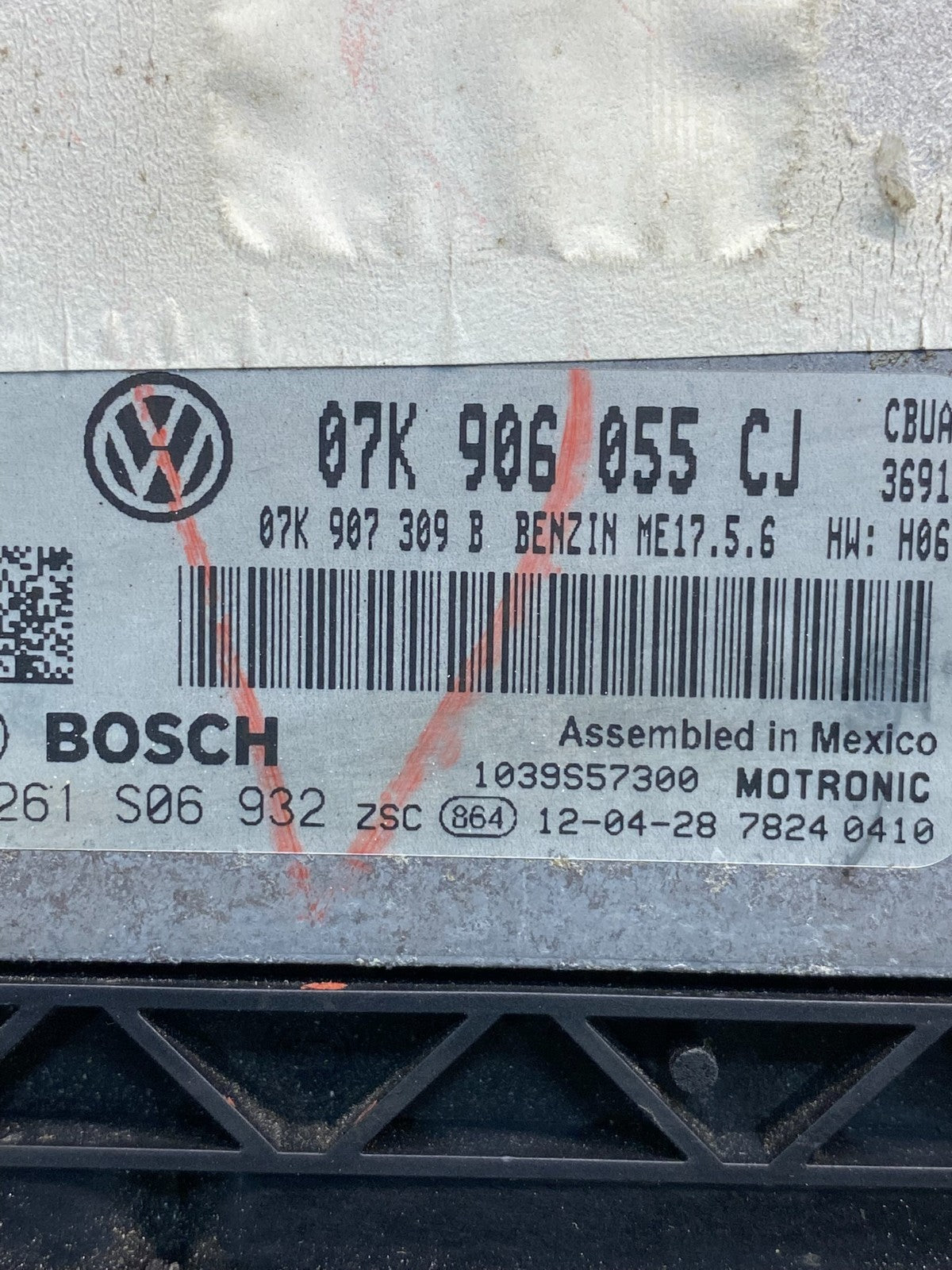 2011 - 2014 Volkswagen Jetta 2.5L Engine Computer Ecu Pcm Ecm Pcu AG9755 DG2
