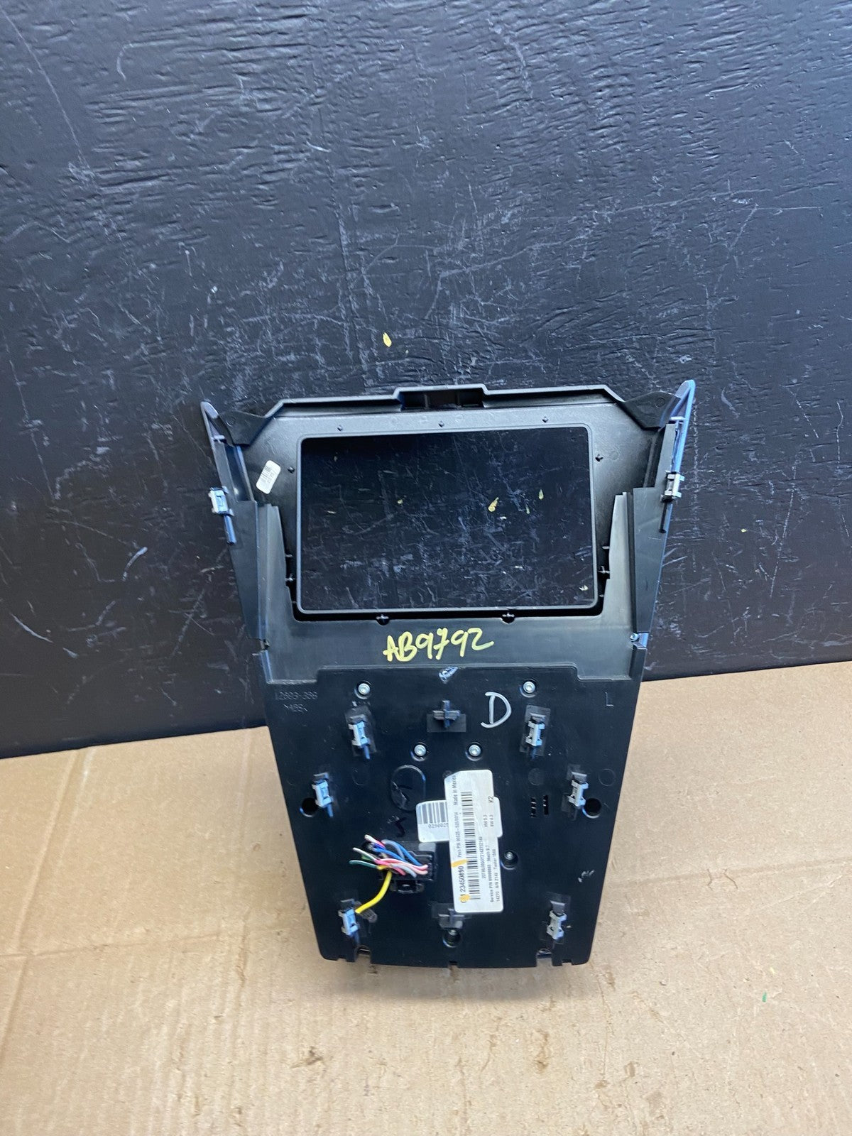 2012-2015 Chevy Equinox Terrain Radio Face Climate Control Panel Bezel AB9792 DG3