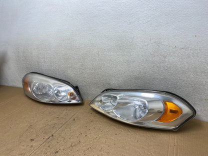 2006 - 2013 Chevrolet Impala Left+Right Set Headlights Halogen V3661 DW1