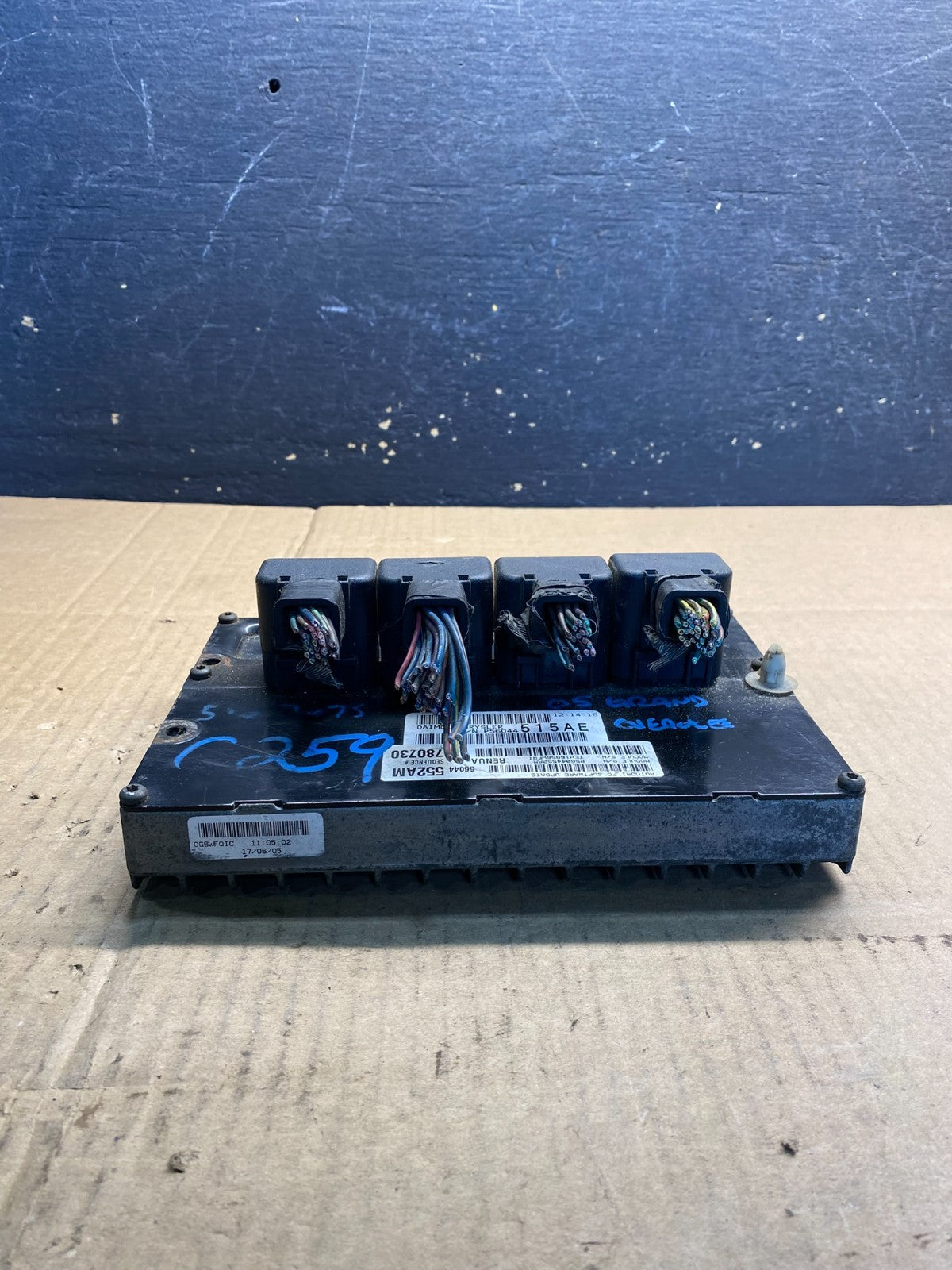 2005 Grand Cherokee Engine Computer 4.7L ECM ECU P56044552AM aa7687 DG0