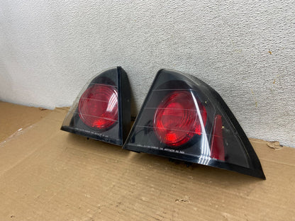 2001 2002 2003 Honda Civic Sedan Left+Right Set Black Tail Light ag9213 DG2