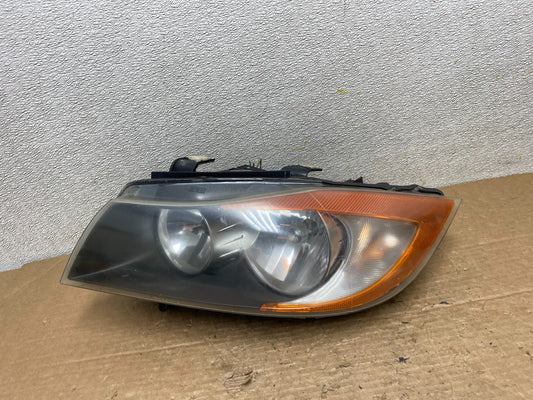 Halogen 2006 to 2008 BMW 3 Series Headlight Left Driver LH Oem Z3049 DW0