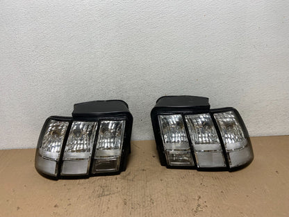 1999 - 2004 Ford Mustang Left+Right Set Side Chrome Tail Lights AF4291 DG0