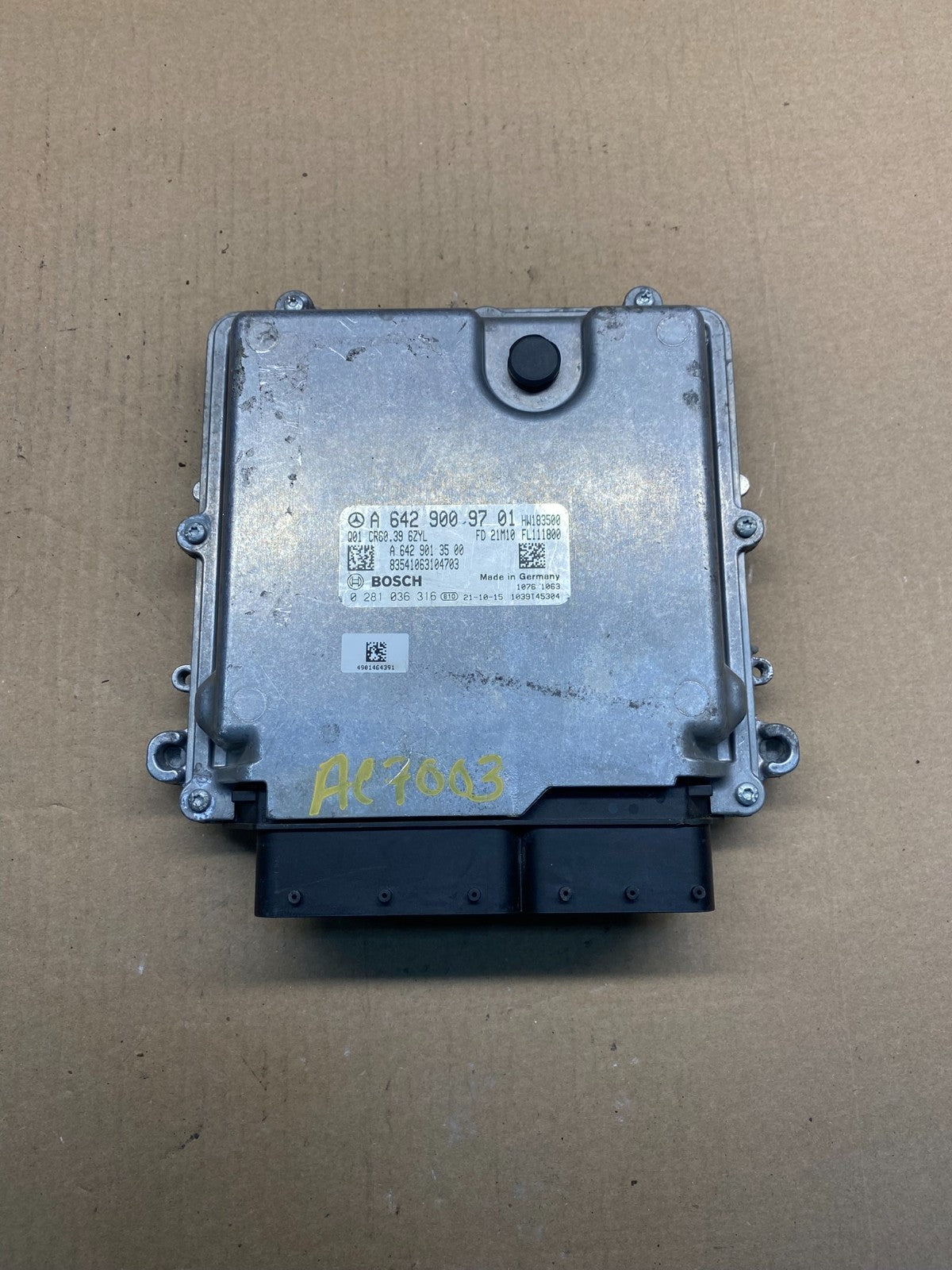 2010 to 2018 Mercedes Sprinter ECU ECM Engine Control Module Unit AH3184 DG0