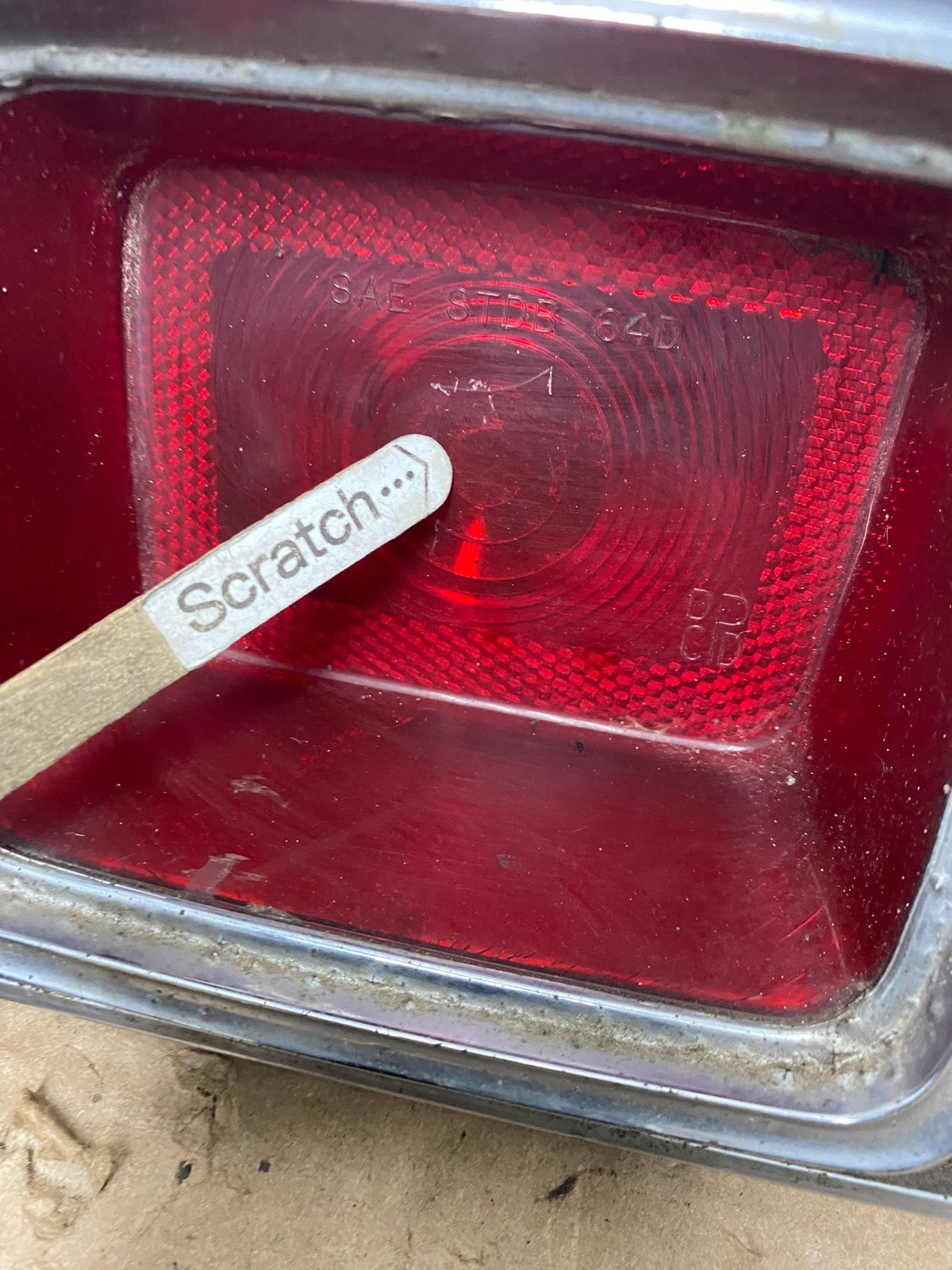 1964 Dodge Polara Left Driver Side Tail Light Trim Bezel OEM O9409 DG6