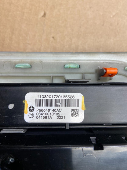 2011-2013 Jeep Grand Cherokee Center Radio Climate Control Bezel Vent ac6166  DG4