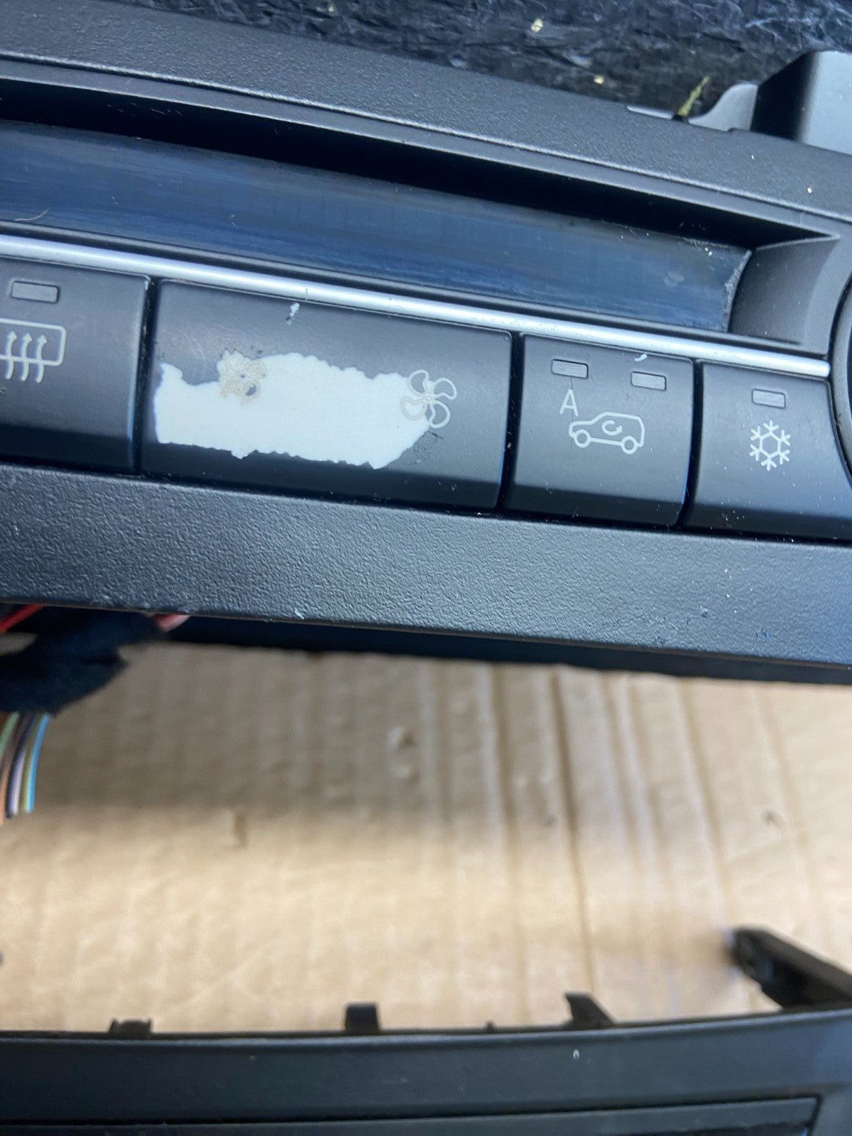2007-2013 Bmw X5 AC Heater Climate Control Temperature Panel Trim AF6312 DG1