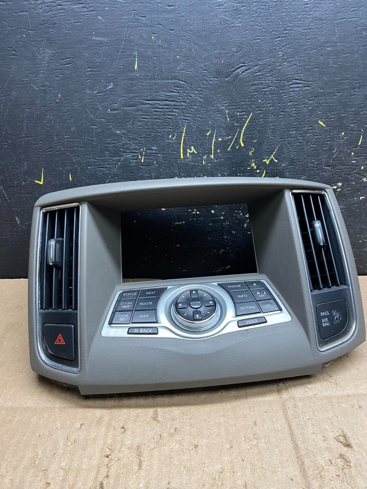 2009 to 2013 Nissan Maxima Radio Audio Panel Control Bezel Trim  AB1801 DG0