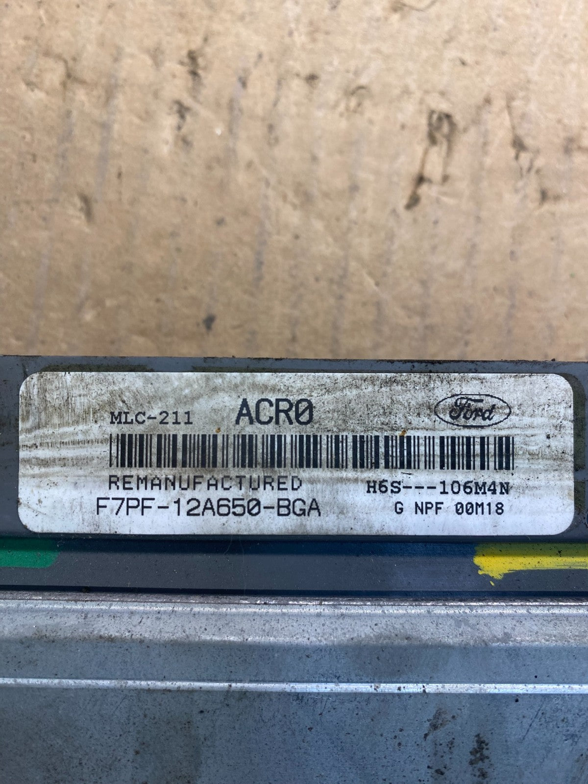 1997 Ford Van E250 E350 5.4L Engine Control Module ECU F7PF-12A650-BGA ac2648 DG2