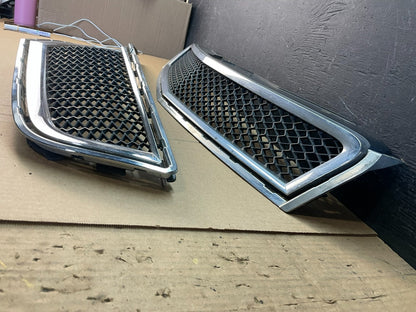 2009-2012 Chevrolet Traverse Chrome Upper Lower Grill Grille Set AC9955 DG1
