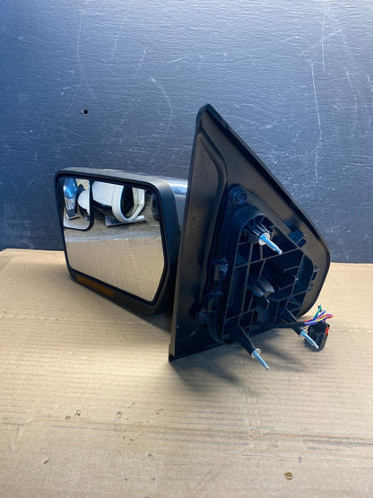 2009 to 2014 Ford F150 Left Driver LH Turn Chrome View Door Mirror AF3927 DW11